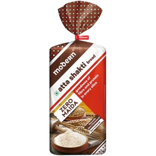 Modern Atta Shakti Zero Maida Whole Wheat Bread (400 g)