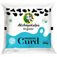 Akshayakalpa Organic Probiotic Curd (500 g)