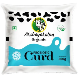 Akshayakalpa Organic Probiotic Curd (500 g)