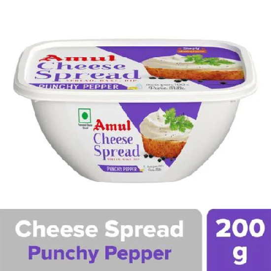 Amul Cheese Spread - Punchy Pepper (200 g)