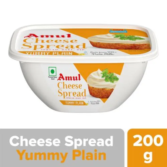 Amul Cheese Spread- Yummy Plain (200 g)