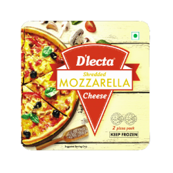 D'lecta Shredded Mozzarella Cheese (140 g)