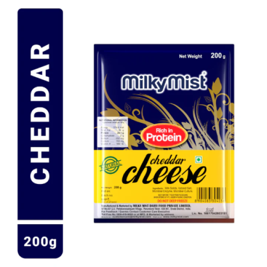 Milky Mist Cheddar Cheese (200 g)