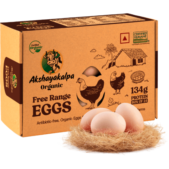 Akshaykalpa Organic Free-Range Egg (6 pcs)
